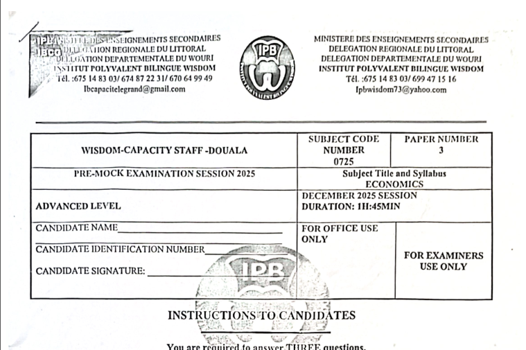 Wisdom-Capacity Pie-Mock GCE A/L – 2025