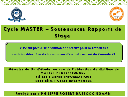 Modèles PowerPoint modernes pour rapports de stage et soutenances réussies