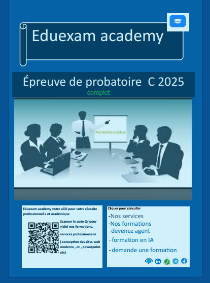 Probatoire C 2025 - Complet